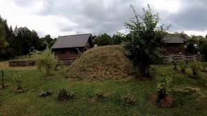 Жизнь на хуторе. Показываю участок полностью. Живу на хуторе один