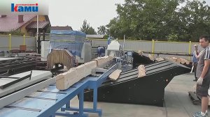 Переработка круглого леса в обрезную доску - Лесопильная линия Walter для паллетной заготовки