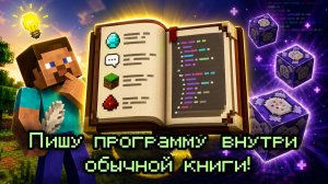 Я превратил книгу в язык программирования в Майнкрафте