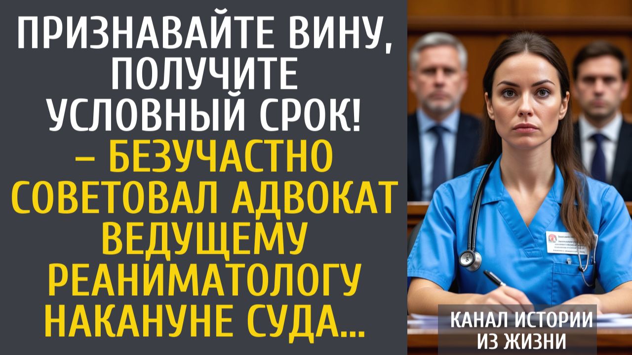 Истории из жизни Признавайте вину, получите условный срок! – безучастно советовал адвокат ведущему…