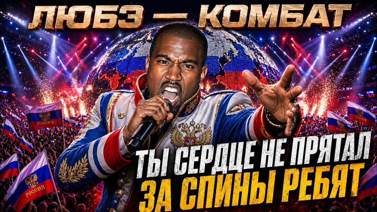 KANYE WEST x ЛЮБЭ - БАТЯНЯ-КОМБАТ смотреть онлайн