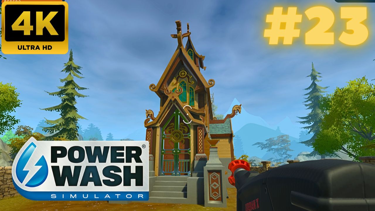 PowerWash Simulator: Отмыть Храм #23 (4K)