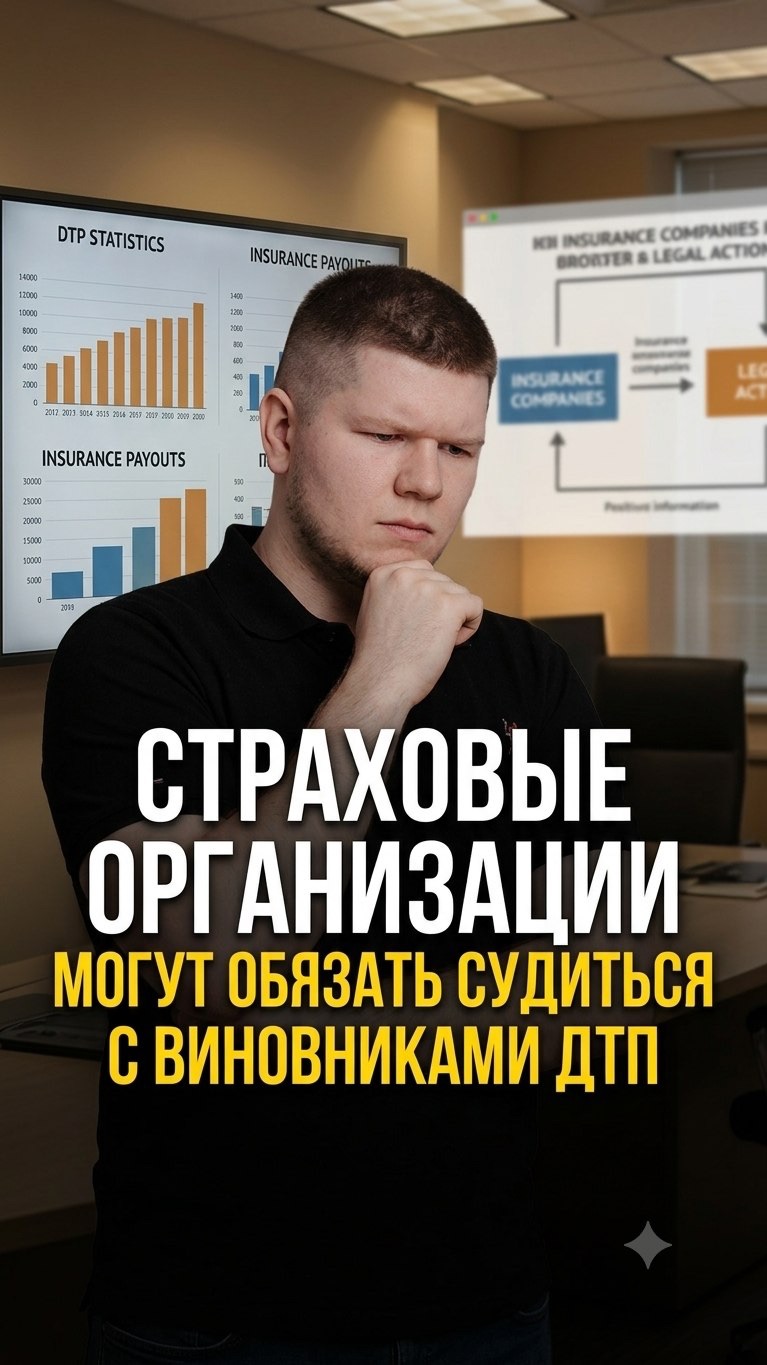 Страховые компании могут обязать судиться с виновниками ДТП
