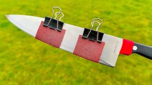 8 Простых Способов Наточить Нож Как Бритву! Потрясающий Результат