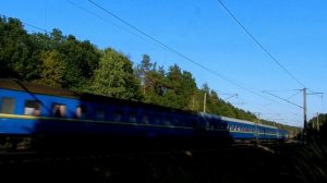 ЧМЭ3-2532 & ДС3-016 с двухгруппным поездом «ГАЛИЧИНА» и «КИЕВ ЭКСПРЕСС»