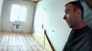 Монтаж теплого пола в доме / Теплый пол #отоплениедома #теплыйпол #отопление #топ #строительство