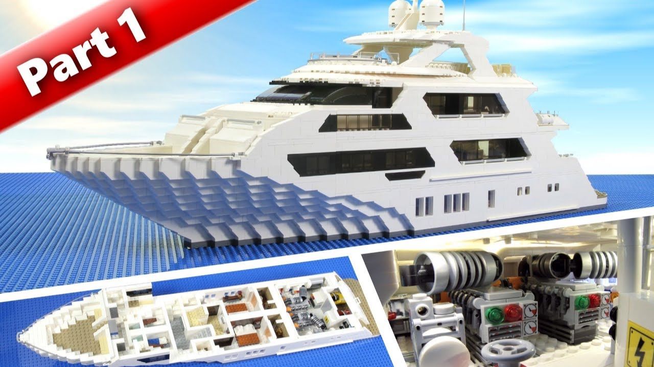 Lego Super Yacht MOC (part 1) смотреть онлайн