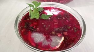 Свекольник. Холодник. Белорусский холодный суп.
