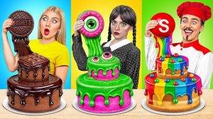 Кулинарный Челлендж# Уэнсдей Против Бабушки # Лайфхаки для Родителей