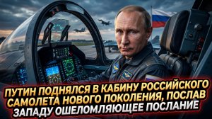 ✈️ Трюк Путина: президент России забрался в новейший самолет и послал Западу четкий месседж