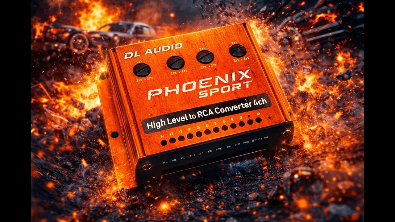 Как подключить усилитель к магнитоле без RCA? DL Audio Phoenix Sport High Level to RCA Converter 4ch смотреть онлайн
