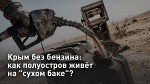 Крым без бензина: как полуостров живёт на «сухом баке»?