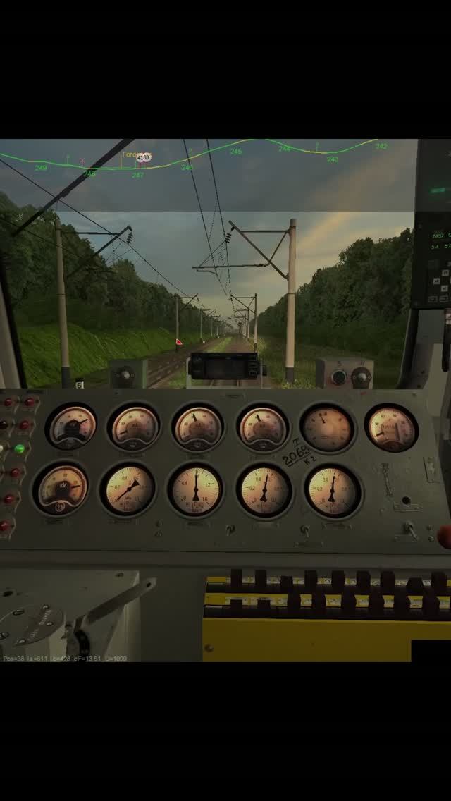 Вечереет на маршруте Полтава-Киевская- Киев-Московский на ВЛ80Т🚂