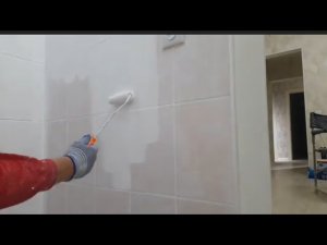 ВОТ КАКОЙ КРАСКОЙ МОЖНО ПОКРАСИТЬ КАФЕЛЬНУЮ ПЛИТКУ НА СТЕНЕ.
