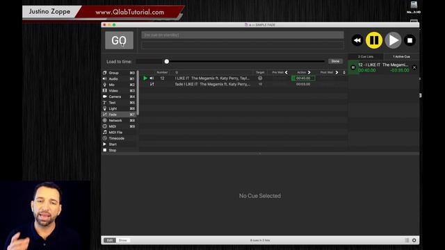 Учебное пособие по Qlab   Основы, эпизод 6 «FADE CUES»