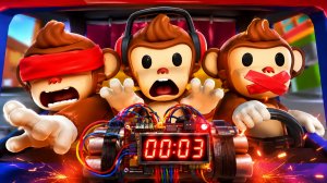3 ОБЕЗЬЯНЫ И 1 БОМБА! СМОЖЕМ ЛИ МЫ НЕ ВЗОРВАТЬСЯ В BOMBANANA!