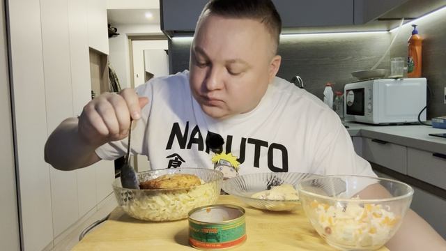 Блины с икрой мукбанг смотреть онлайн