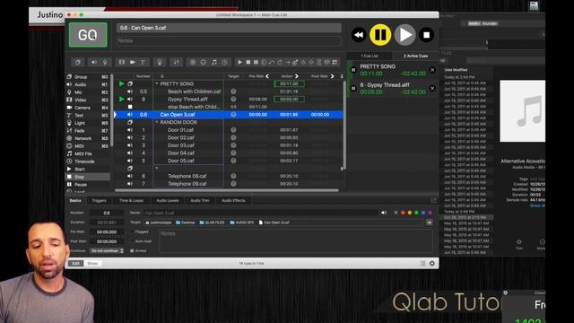 Учебное пособие по Qlab   Основы, эпизод 5 «ГРУППОВЫЕ РЕЖИМЫ»