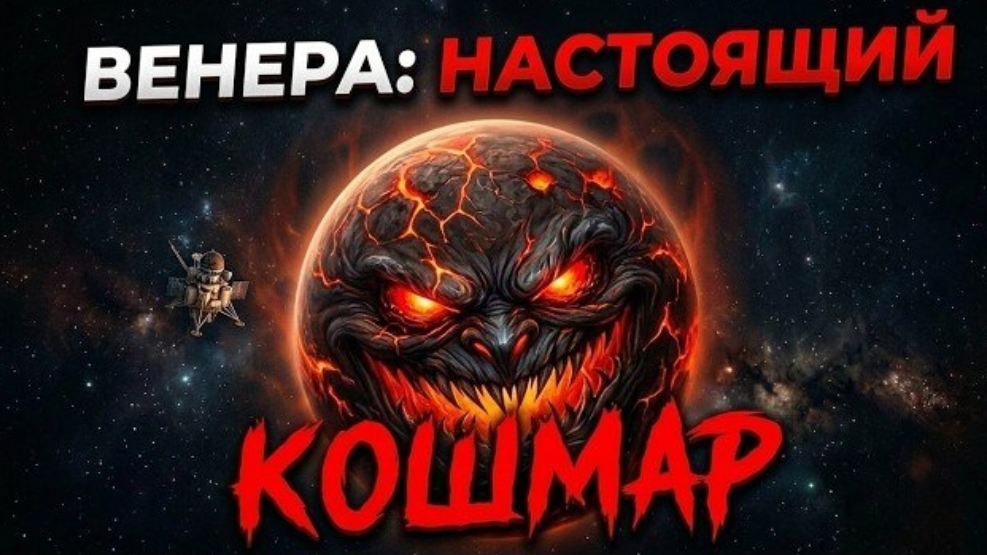 Венера: планета, где дожди растворяют металл, а ветер воет вечно смотреть онлайн