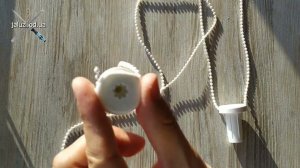 Как вставить цепочку во втулку рулонной шторы / How to insert a chain into a roller blind core