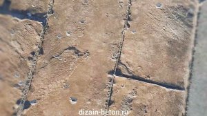 Печатный бетон БРАК в работе