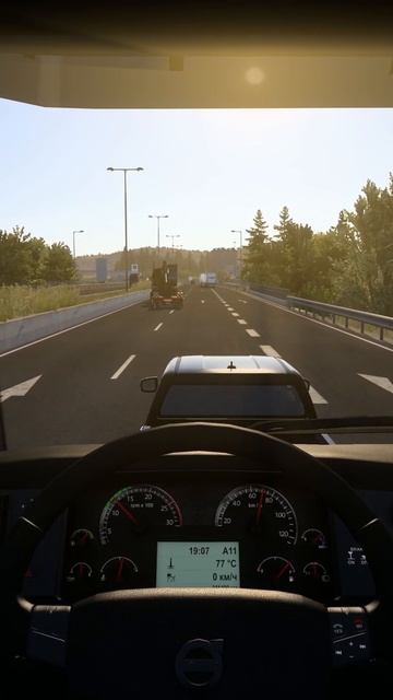 ETS2 Наказал борзого бота