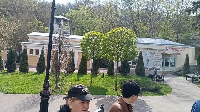 Пятигорск. В парке,, Цветник_.