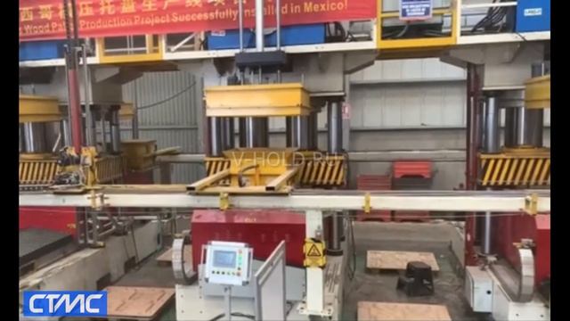 Линия для производства прессованых поддонов из расительного сырья смотреть онлайн