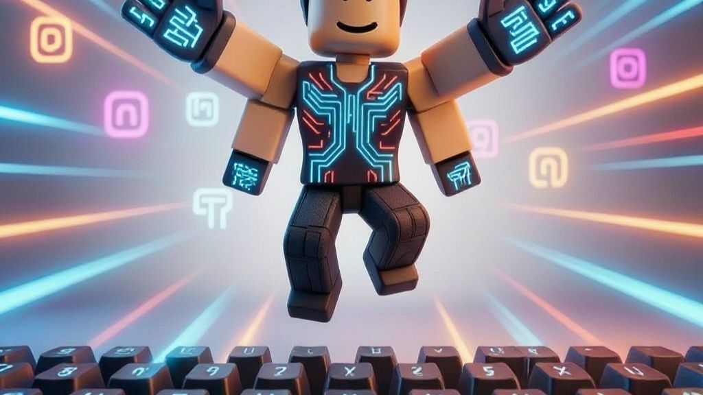 ASMR БЕГ ПО КЛАВИАТУРЕ В ROBLOX!🤯🤯🤯
