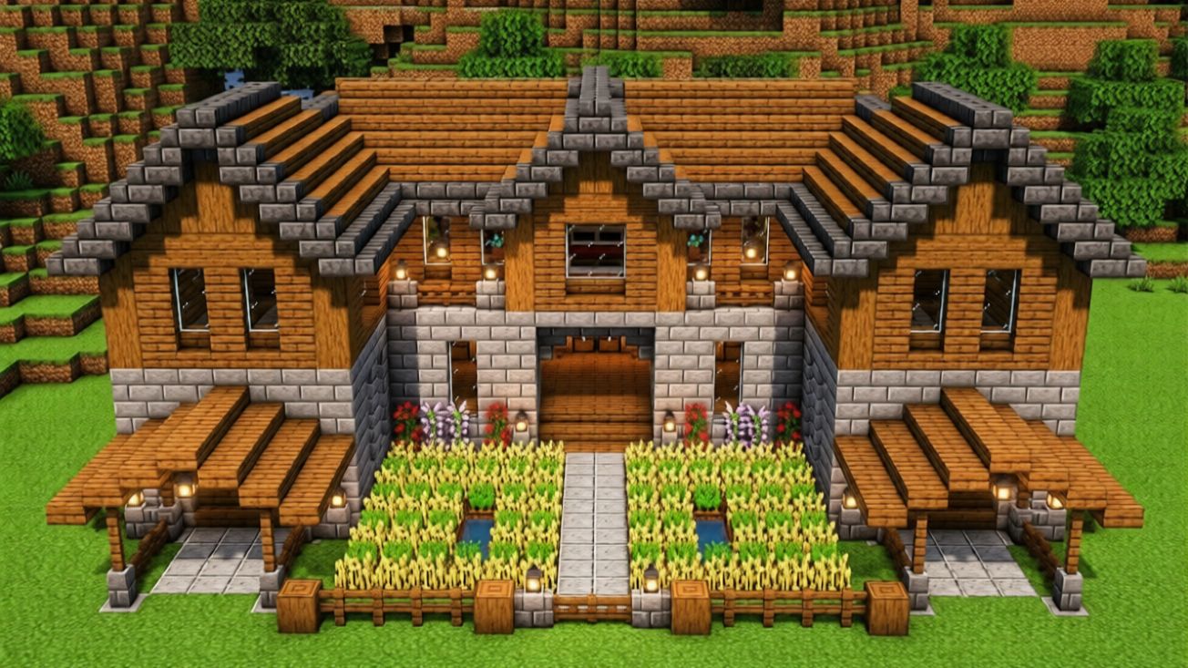 МАЙНКРАФТ Как построить дом выживания - Minecraft новые видео