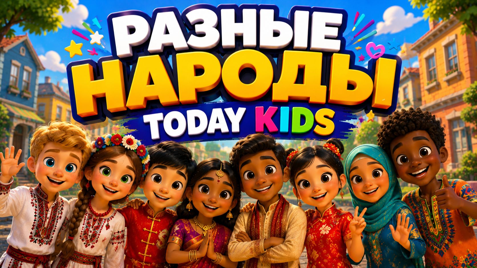 Разные НАРОДЫ | Детская песенка