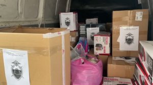 Сотрудники УВД по СВАО отправили гуманитарный груз бойцам на передовую
