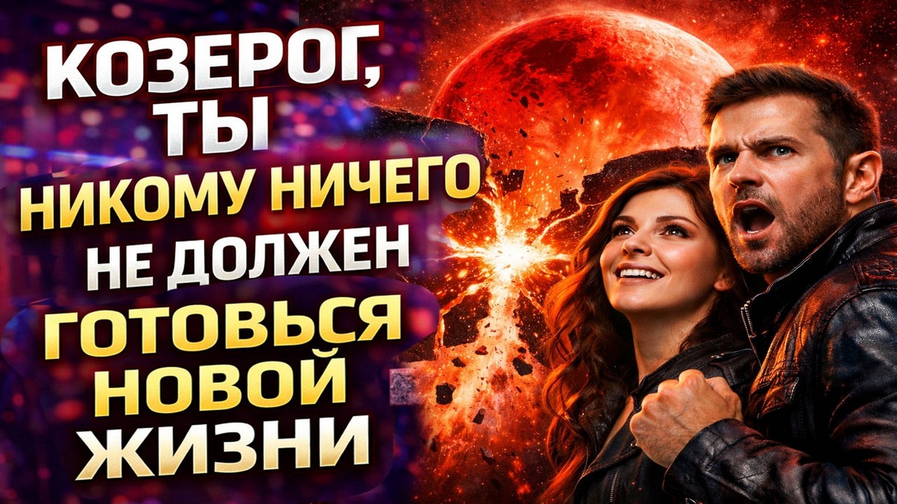 Козерог ЭТО БОМБА! 5 ударов судьбы! Жизнь разделится на до и после Шанс стать БОГАТЫМ