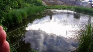 РЫБАЛКА НА СБРОСЕ ВЕЧЕРОМ С КОСТЯНОМ.