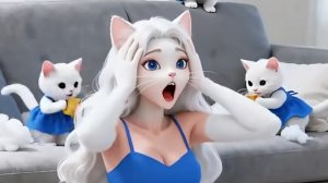 Мяу-мяу мяу-мяу мяу-мяу мяу-мяу мяу-мяу мяу-мяу мяу-мяу кошечка в шоке 😨