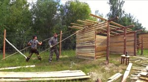 НОВЫЙ ДОМ ЗА 1 ДЕНЬ! Как мы построили вольер за 8000 рублей 28.06.23