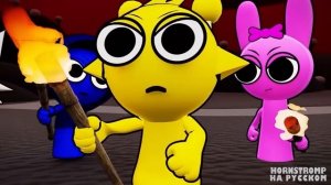 Мультик Sprunki! Кристально-Холодное Сердце! 02
