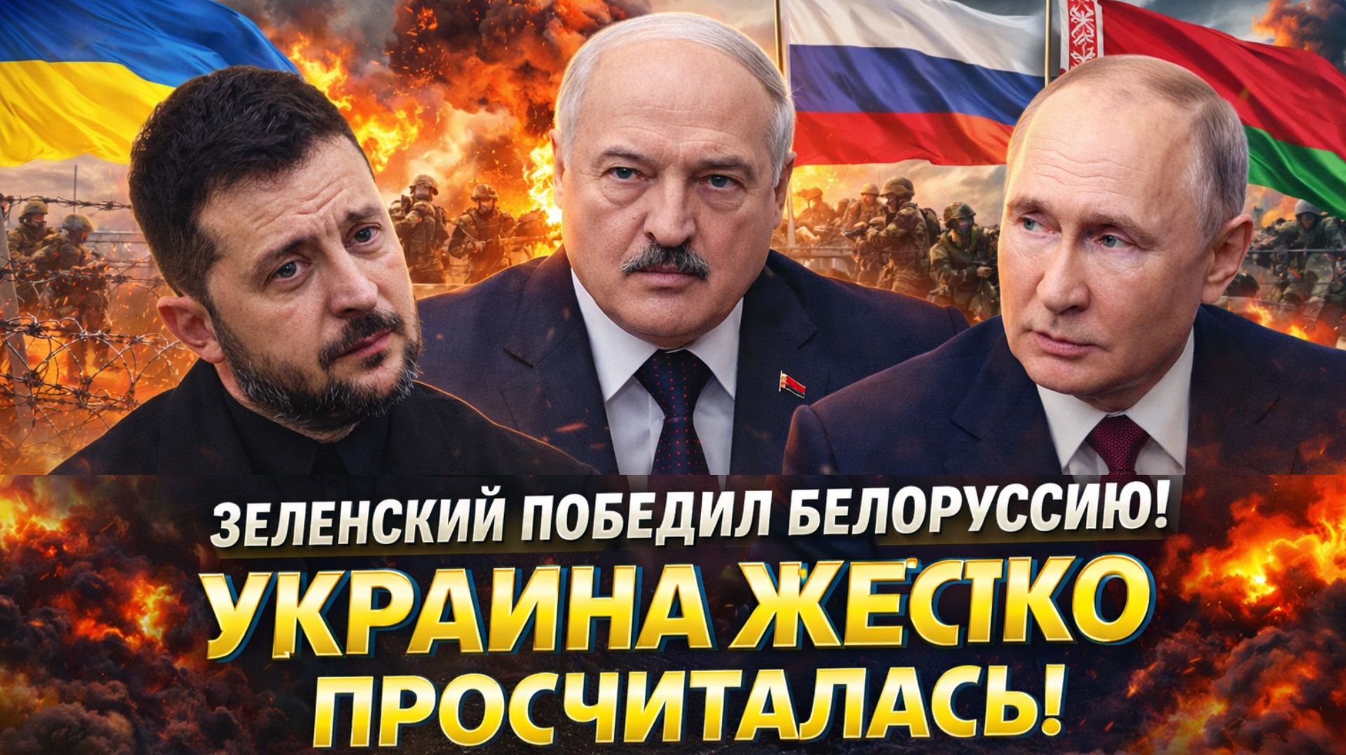 "Зеленский раскрутил победу над Белоруссией? Лукашенко смеется! Украине стоит опасаться ответа!"" смотреть онлайн