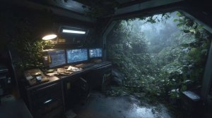 Focus Ambience for Deep Work ｜ Abandoned Bio Lab in the Jungle