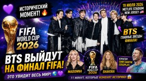 😱🔥 BTS выступят на финале «FIFA»… историческое шоу увидит весь мир!