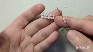 МК бусины из биконусов и бисера от  Nono Hand Made