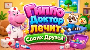 Гиппо Доктор Лечит Своих Друзей! 🚑 Добрые Приключения💊 Развивающий Мультфильм Для Малышей 🌈
