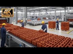 Как делают кирпичи. Полный цикл производства.