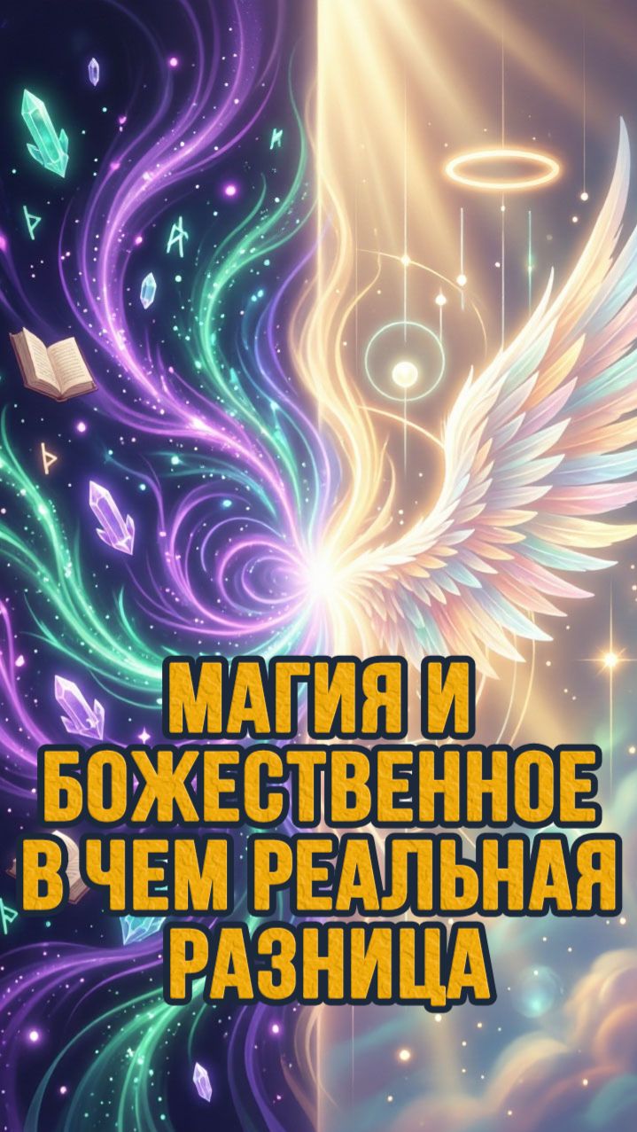 Магия и Божественное в чем реальная разница.