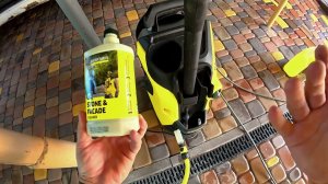 Karcher K7 с подачей химии мойка фасада окон в частном доме