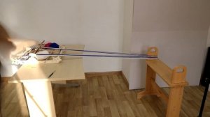 Заправка ручного ткацкого станка «Щелкунчик»