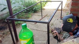 делаю стол из профильной трубы