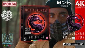 Mortal Kombat Kollection Arrow Video 4K UltraHD Blu-Ray Limited Edition Unboxing