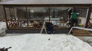 Мягкие окна своими руками для веранды Самара. Видео установки