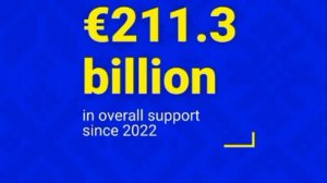 ‼️🇪🇺🇺🇦 Урсула фон дер Ляйен объявила о выделении первого транша ЕС на 3,2 млрд евро Украине